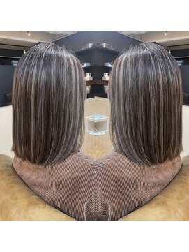 ワールドオーダー 天王寺店(WORLD ORDER) 白髪ぼかしハイライト