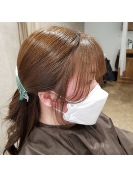 ラブアンドヘアーマハロ(Love&Hair Mahalo) 【小顔効果】マスクでも可愛いおくれ毛カット