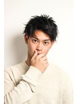 メリケンバーバーショップ フクオカ(MERICAN BARBERSHOP FUK)&nbsp;スキンフェードツイストスパイラルセンターパートサイドパート34