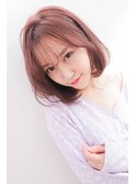 ベイビーピンク×エアリーボブ
