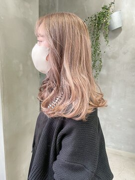 テトヘアー(teto hair) ミルクティーベージュ　ブロンド　ハイトーン　ブリーチ
