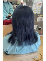 ヘアースペース ギブ 大正店(HAIR SPACE Give) blue×color