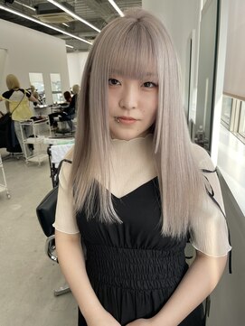 エゴル ナゴヤサカエ(ENGOL NAGOYA SAKAE) ホワイトパール/ホワイトベージュ／ハイトーンカラー