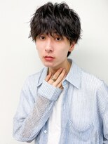 20代30代メンズツイストパーマ束感トラッドオシャレ感ショート