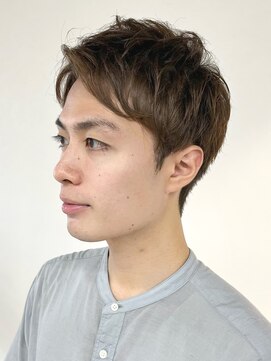 トト 船橋店(toto.) マッシュパーマ/ウルフ/アッシュブラック/メンズ[西船橋/津田沼]