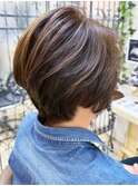 20代30代40代大人かっこいい大人3Dカラーショート外国人風