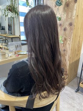 アマネ(AMANE) チョコレートブラウン×ロング