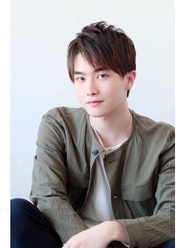 メンズカット バイ ソイクフ(メンズカット by SOY-KUFU) MEN'S HAIRクロスバングマッシュウルフ