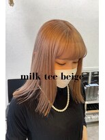 【ミルクティー】銀座/似合わせカット/カラー/トリートメント