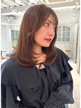 レイラバイアフロート 吉祥寺(Lila by afloat) 韓国ヘア/たっぷりレイヤー/ロングレイヤー/ショコラベージュ