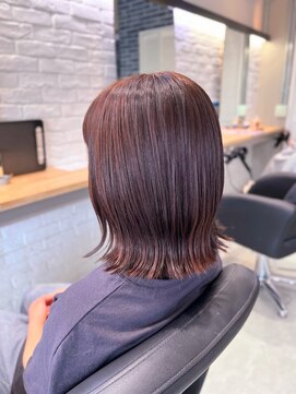 エイト 沖縄豊崎店(EIGHT toyosaki) 【EIGHT 豊崎】お客様スタイル_レッドブラウン