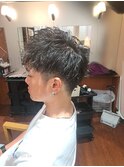 ツイストスパイラルパーマ スパイキーショート