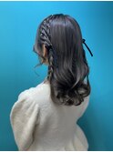 ハーフツインアレンジ