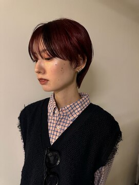 ノラ シブヤ(NORA) レッドブラウン/デザインカラー/ボルドーカラー/レッドカラー