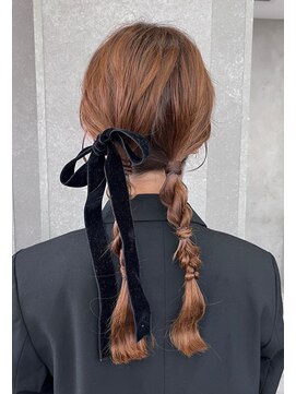 ロンド 表参道店(Lond) ふわっとツイン編みおろし