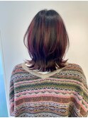 ウルフカットレッドカラー♪担当ニキ