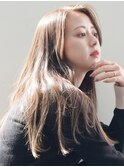 透明感カラー*イルミナカラー*ロングヘア*センターパート*美髪