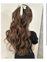 ヘアセット専門店 ナゴミ 池袋店(nagomi)&nbsp;ハーフアップ