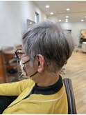【立川 　ヘアマニキュアショート白髪ぼかし　50代60代70代◎】