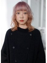 レコ 渋谷(LECO)&nbsp;ピンクベージュルーツカラーデザインカバーハイトーン