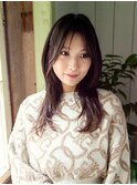 毛先ワンカール×ロングレイヤー