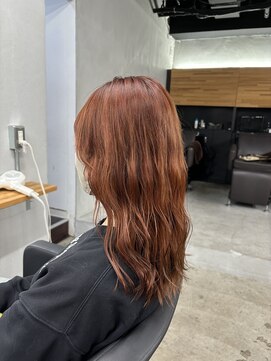 モノ(mono) オレンジブラウン+ワッフル巻き