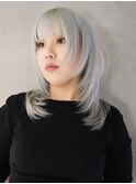 ウルフレイヤー顔周りレイヤーおくれ毛美髪_ba553982