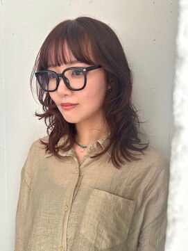 アルテヘアー(arte HAIR) 【arte HAIR】ミディアムパーマ/顔まわりレイヤー