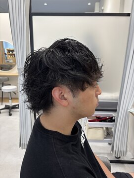 メンズヘアーログ 錦糸町(Men's hair L.O.G) メンズウルフマッシュ×シャドウパーマ