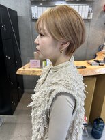 フィーカ(Fiika)&nbsp;ショート/マッシュショート/ブリーチ/ベージュ【肥後橋】