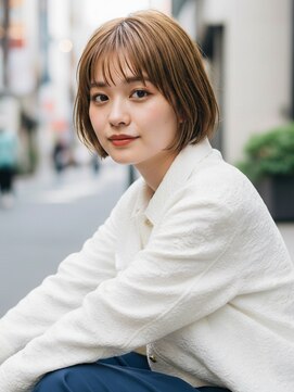 コトナ 越谷店 20代30代40代絶壁解消ひし形小顔前下がりショートボブ【越谷】