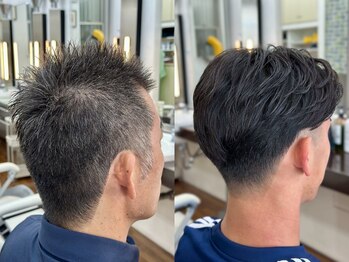 ハミングオブヘアー(humming of hair)の写真/あなたの「似合う」が見つかる★バーバーならではの技術で第一印象UP！髪のお悩みもお気軽にご相談下さい◎