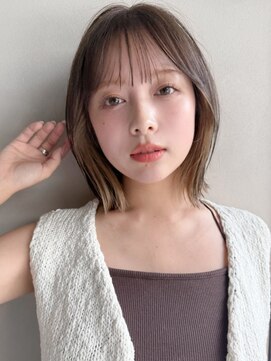 リヤン 表参道(lyann) 大人ガーリーダークアッシュ似合わせカットイヤリングカラーa