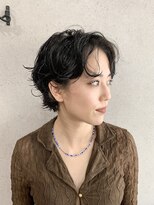 ミクマル(micmal) 20代30代40代小顔◎大人ハンサムショート×グレーブラウンパーマ