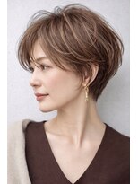ハーツ(Heart's)&nbsp;白髪ぼかし脱白髪染め大人ショート40代50代60代
