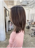 #白髪ぼかしハイライト
