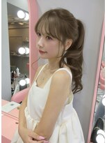 ボタン シブヤ(VOTAN SHIBUYA)&nbsp;結んでも可愛いお顔まわり！大人上品な韓国ヘア