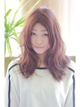 アンティエバイプレッティ(Amitie by pretty) 透け感カラー×春の愛されミディ