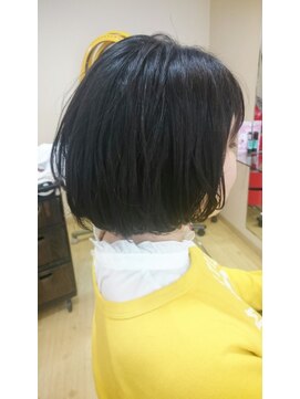 エイチエアー アルファ H'air alfa つつじヶ丘北口店 ふんわりショートボブ