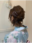-will-二次会やイベントに★ねじり編み込みヘア