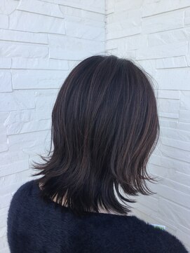 美容室 アール 外はねミディアム