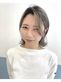 シャドールーツカラー×グレージュ