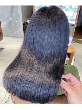 アンククロス 表参道(ANKH CROSS) ブルーグレー透明感カラー