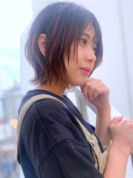 ラウンジ モリオ イケブクロ(Lounge MORIO Ikebukuro) 【morio池袋】可愛くて色気のあるマッシュウルフショート♪