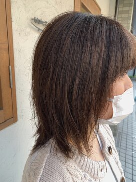 ヘアーゾーン ハチマルハチ 登戸駅前店(Hair Zone 808) ミディアムレイヤー