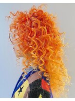 クク(QUQU)&nbsp;ライトビビットカーリーオレンジ