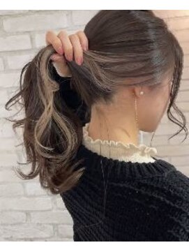 ココラー(COCOlar) イヤリングカラー+インナーカラー少し