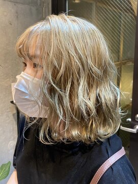 ゲーム 吉祥寺店(GAME) ダブルカラーケアブリーチミルクティーベージュカラーハイトーン