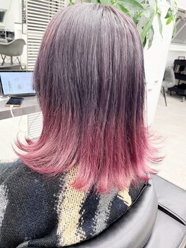 スタートウキョウ 渋谷(STAR TOKYO) グラデーションカラー/パープル/ピンク/ダブルカラー/ブリーチ