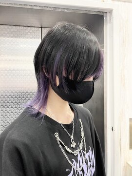 ホワイト 梅田(white) →メンズウルフ×パープル